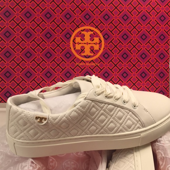 tory burch quilted sneakers